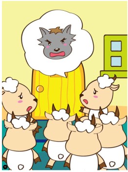 适合妈妈宝宝角色扮演的故事推荐 4、 狼和七只小羊_太平洋亲子网